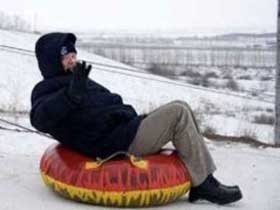 Sledging in Voronezh