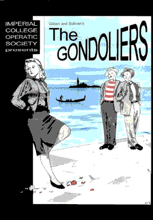 'The Gondoliers' Poster (ICOS 1996)