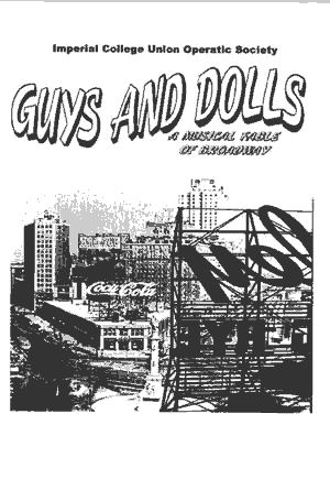 'Guys And Dolls' Poster (ICOS 1999)