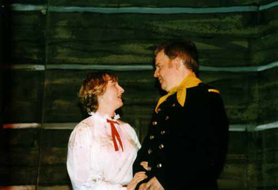 Jane Anne Donnachie and Derek Drennan in 'Calamity Jane' (STC 2000)