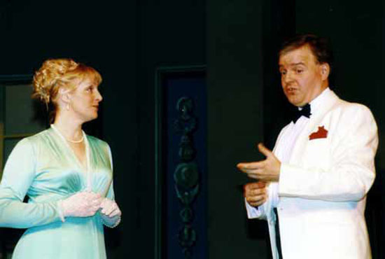 Pauline Richards and Derek Drennan in 'Charlie Girl' (STC 1998)
