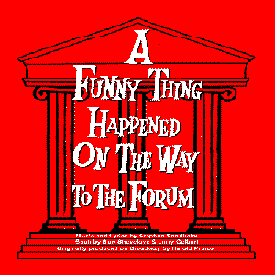 'A Funny Thing Happened On The Way To The Forum' Poster (STC 2007)