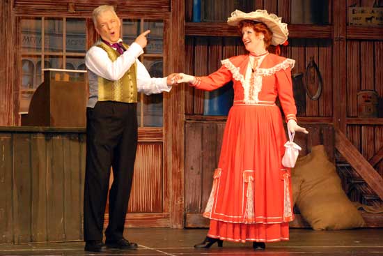 Derek Drennan and Pauline Gibson in 'Hello, Dolly!' (STC 2010)