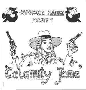 'Calamity Jane' Poster (Capricorn Players 1984)